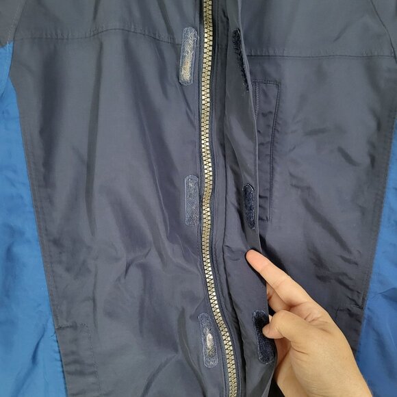 Lands' End Boys Squall Jacket  Size Medium 10-12 Blue *NO LINER - Picture 9 of 16